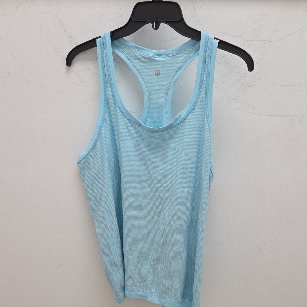Lululemon Sky Blue Unisex's Racerback Tank Top